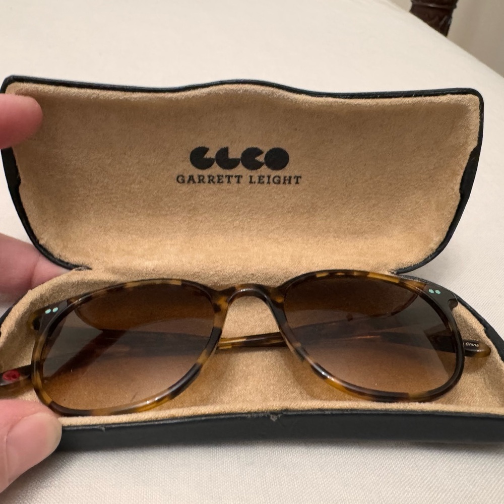 Garrett Leight Rialto - Leopard Tortoise Sunglasses